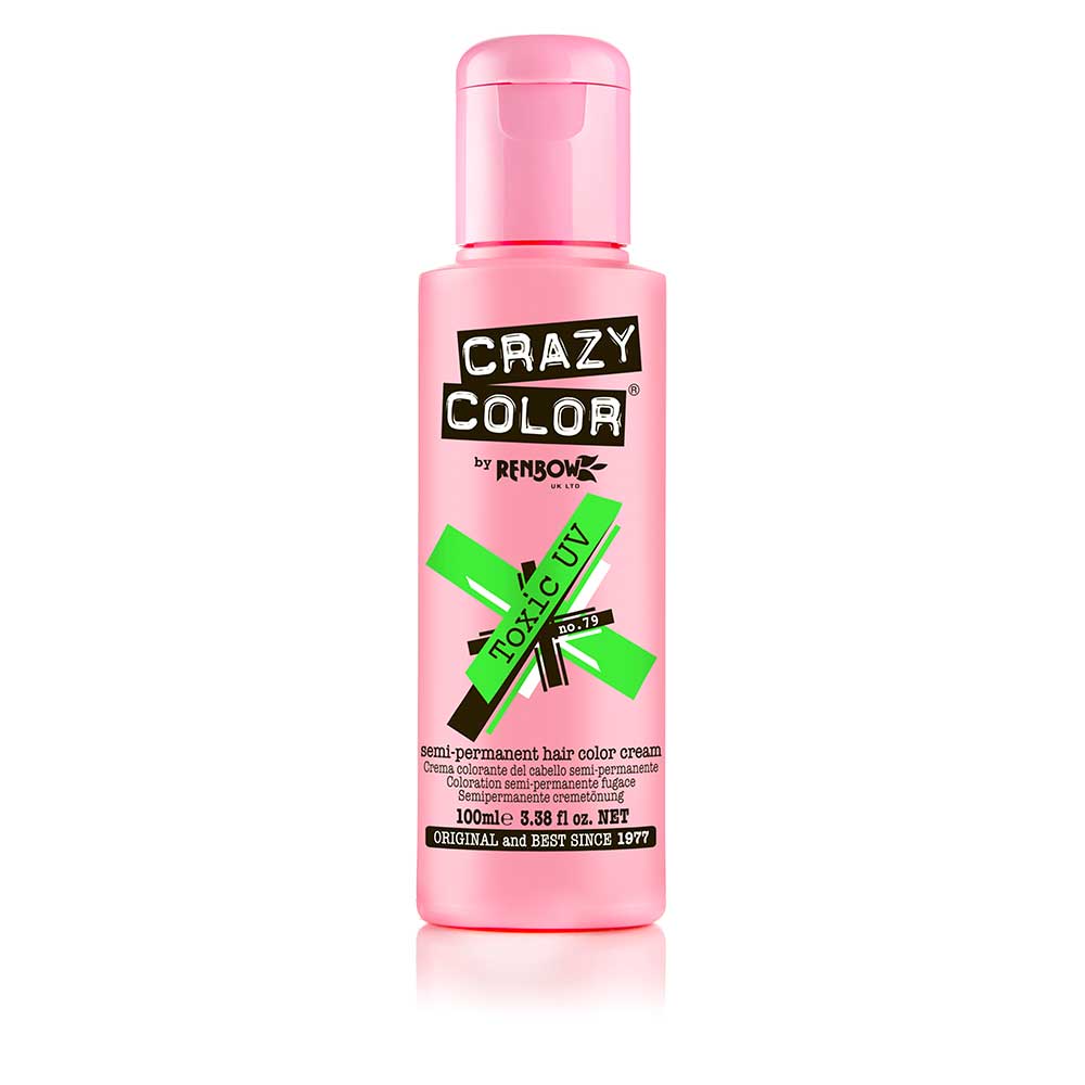 Crazy Color - Toxic UV Coloration semi permanente - Vert